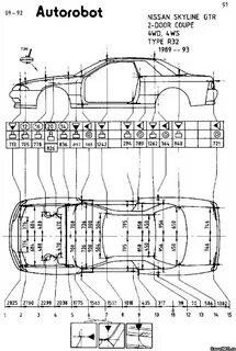 Размеры nissan sunny