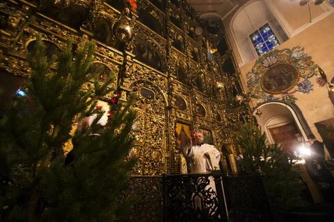 Великая вечерня на рождество