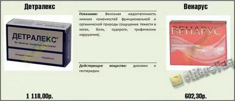 Детралекс заменитель аналог