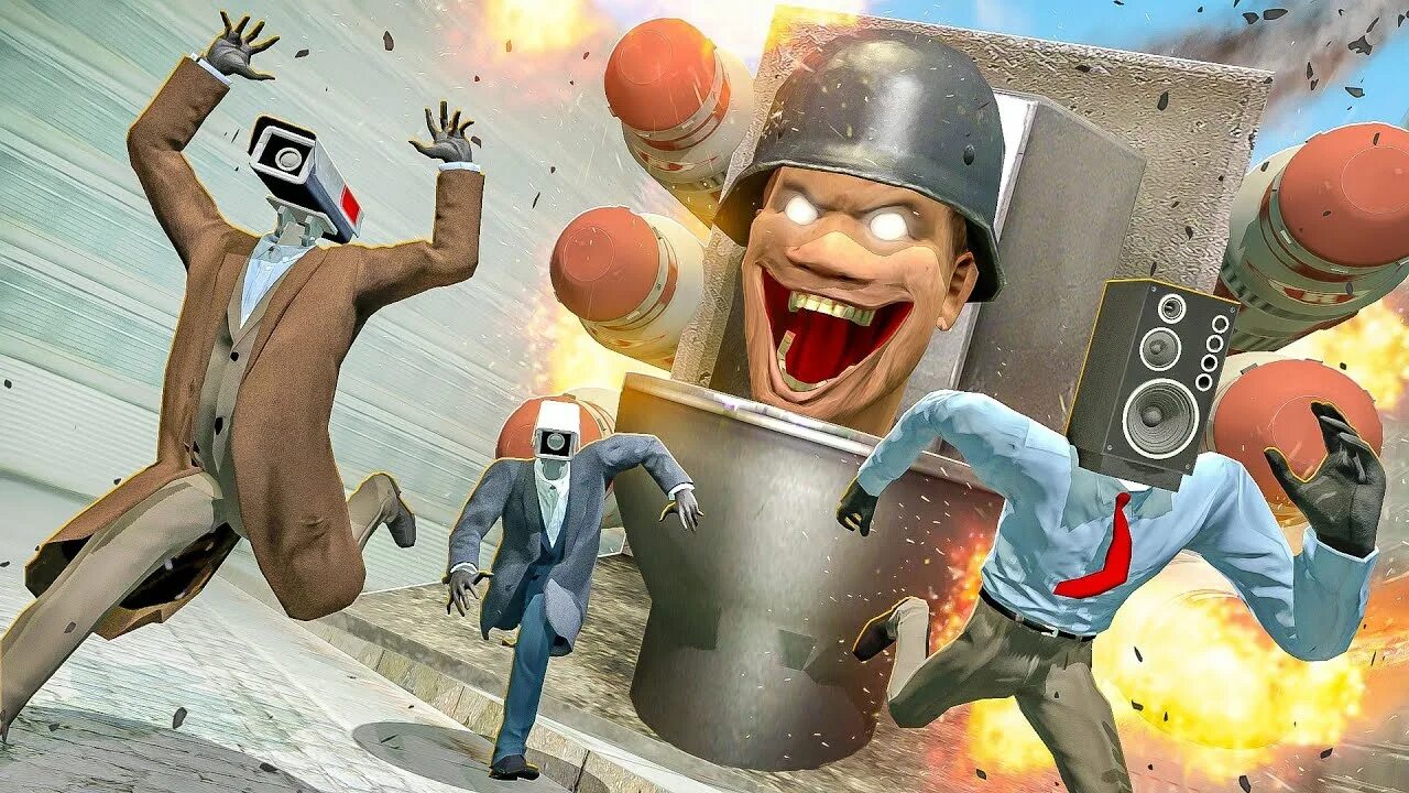 Овер скибиди туалеты