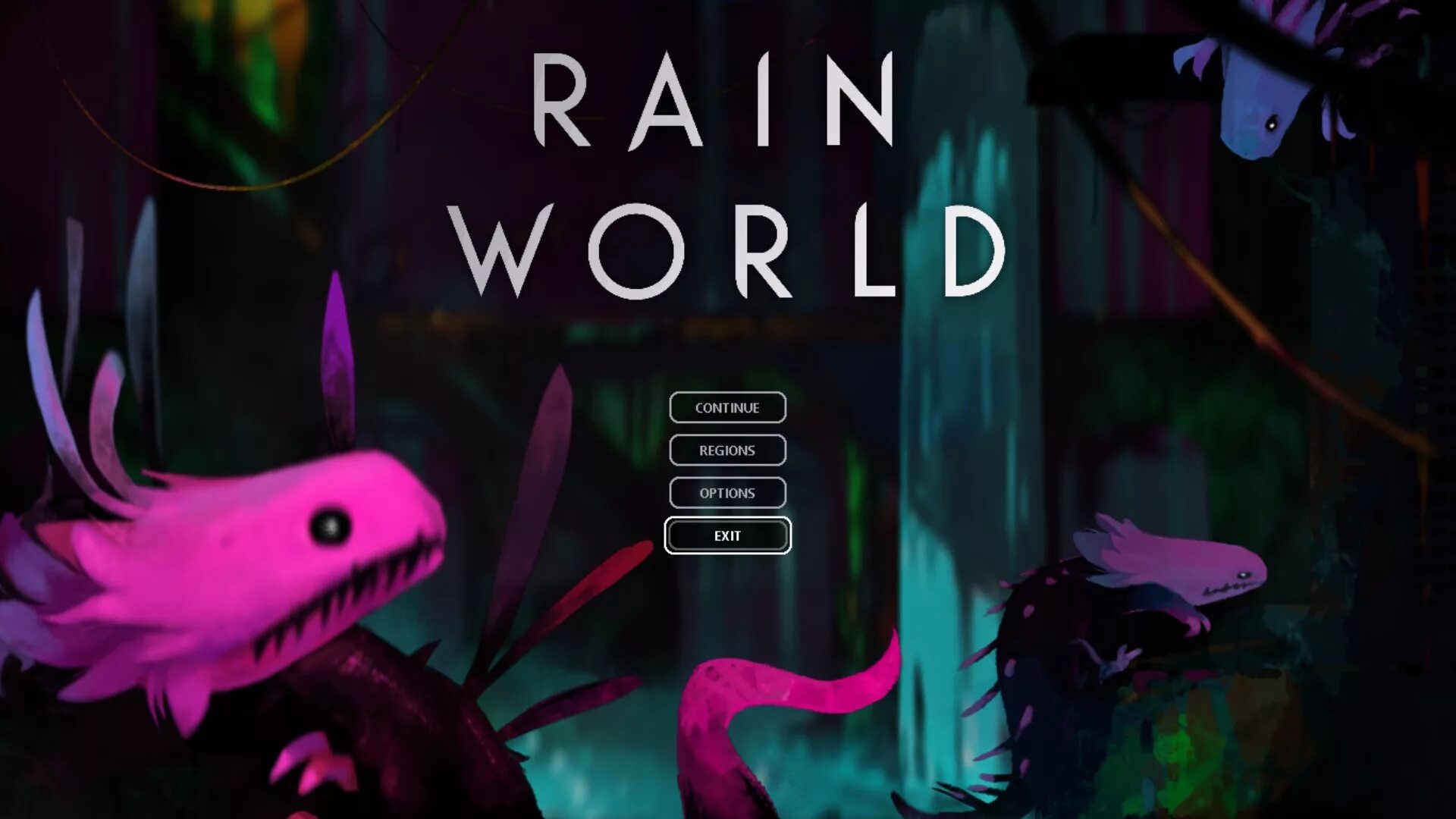 Rain world android. Игра рейн ворлд. rain world карма. rain world art. ящеры из rain world.