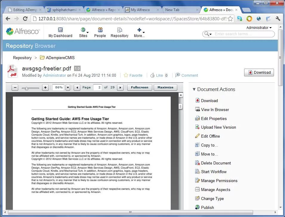Repo browser