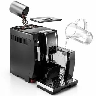 Кофемашина автоматическая delonghi ecam 350.55 b черный