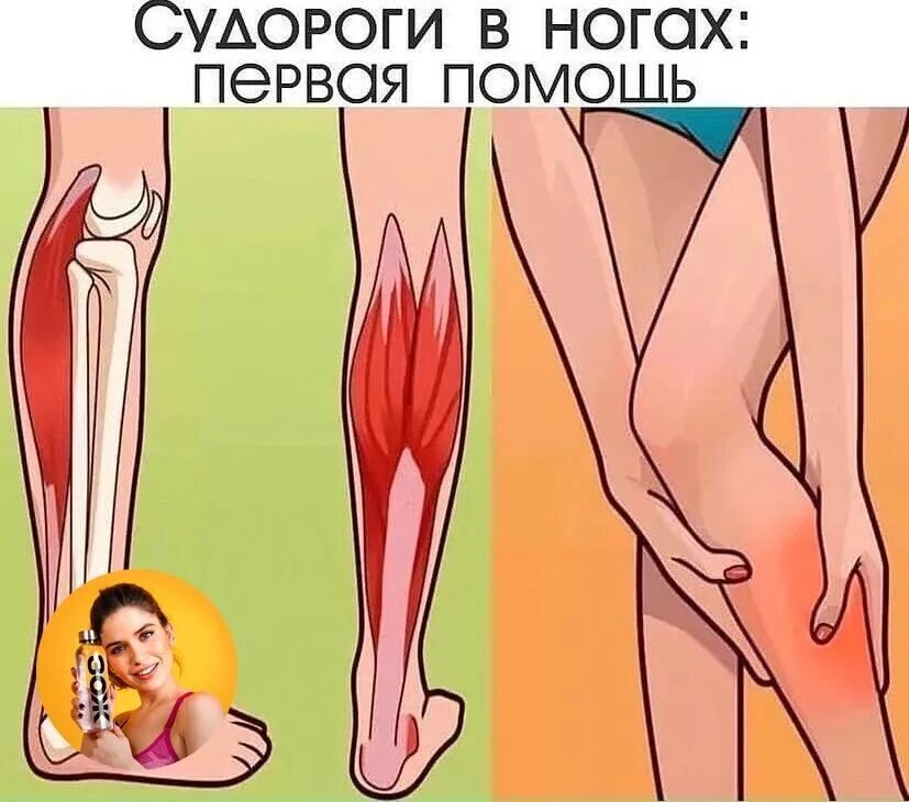 Ногу свела судорога и не отпускает. Ногу свела судорога и не отпускает
