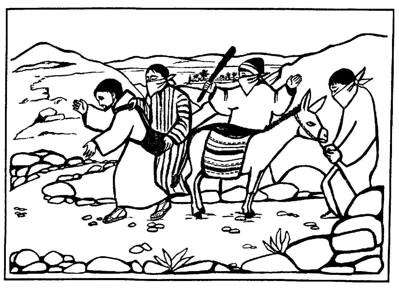 притча о самарянине для детей