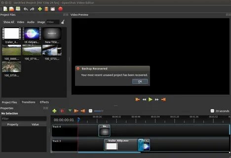 Openshot video editor