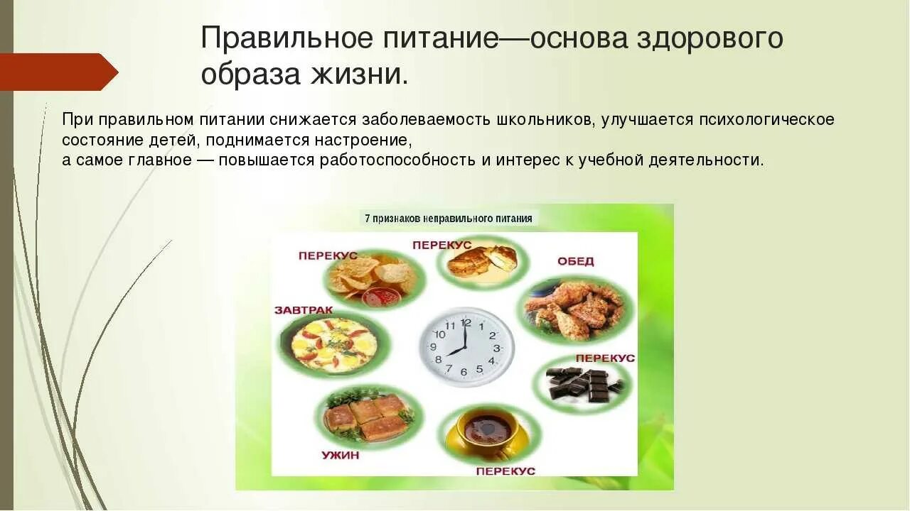 Основы здорового питания 5 класс технология. Основы здорового питания 5 класс технология