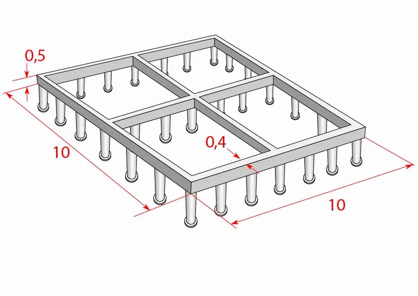 Фундамент под дом 10 10. Ленточный фундамент 12х6. Фундамент 10 на 10. Ленточный фундамент 10х10. Фундамент под дом 10х10.