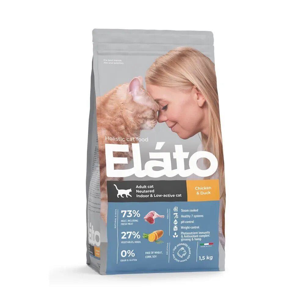 Холистик корма для кастрированных кошек. Elato для кошек. Elato Holistic для кошек. Сухой корм Elato. Холистик корм для кастрированных котов.