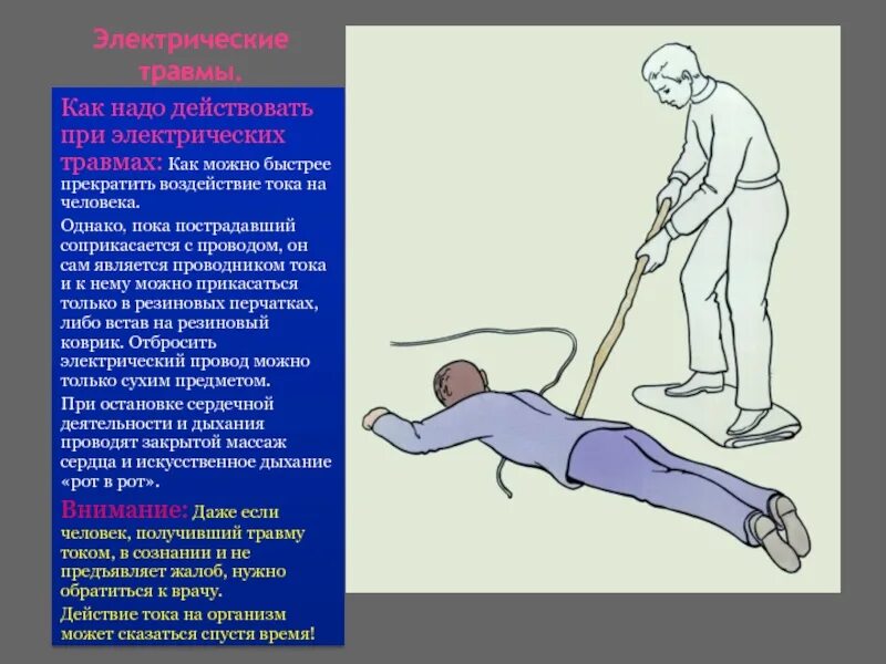 Травмы при поражении электрическим током. Первая помощь при электротравме. Травмы при электротравмах.