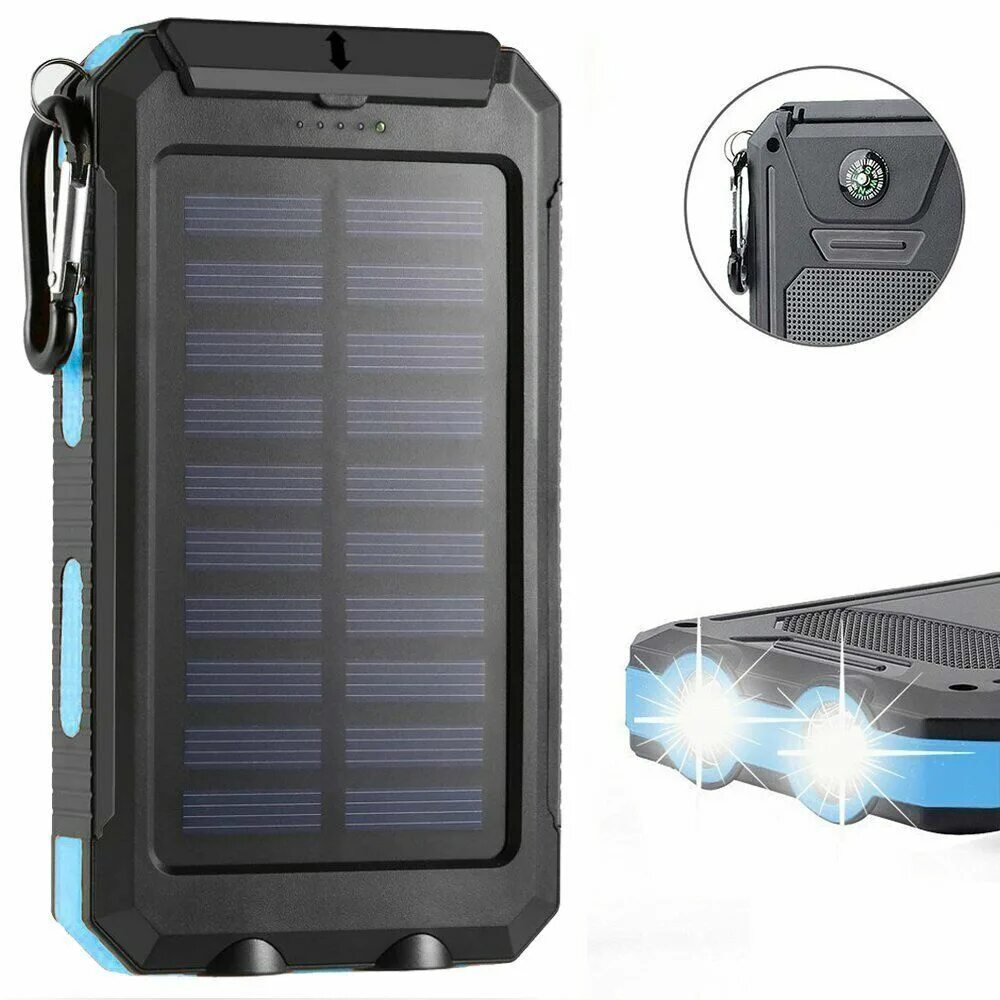 Power Bank с солнечной батареей 20 000 Mah. Power Bank Solar Charger 20000 Mah на солнечной батареи. Solar Power Bank на солнечных батареях (10000 МАЧ). Solar Power Bank 50000 Mah.