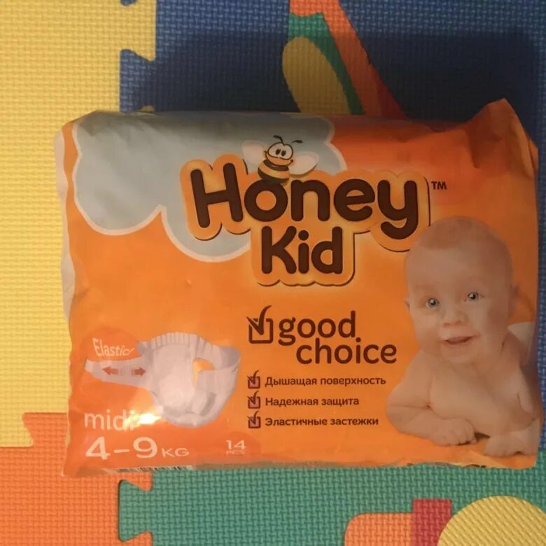 Подгузники honey. Подгузники Honey Kid 5 10 шт. Honey Kid подгузники 14шт. Honey Kid подгузники 3. Подгузники Honey Kid 4.