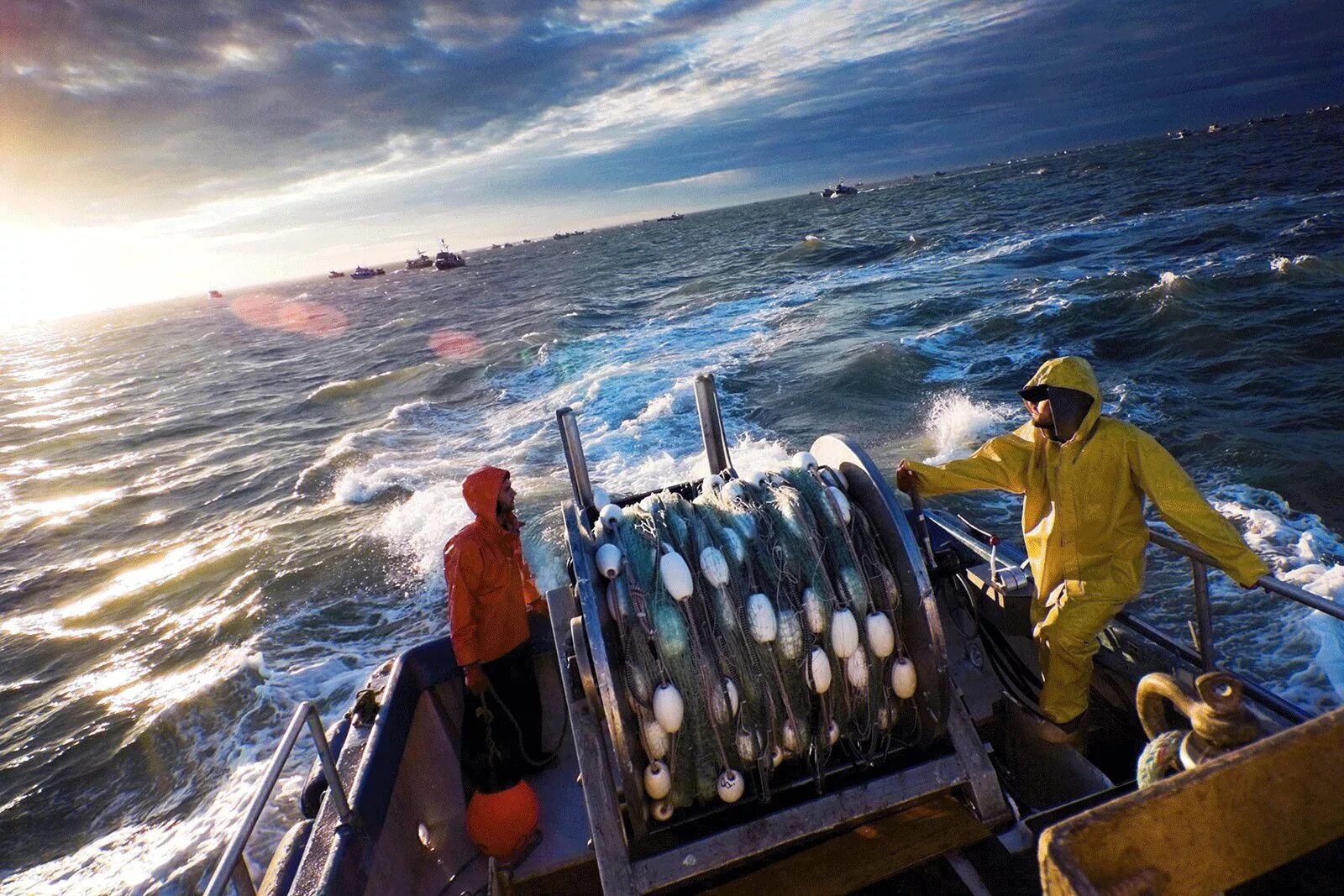 Берингово море промысел. Промысел рыбы. Добыча рыбы. Рыболовство в море.