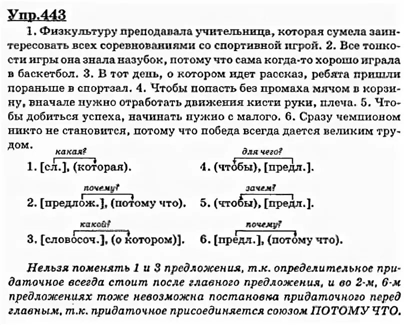 Русский язык 7 класс упражнение 443. Упр 443.