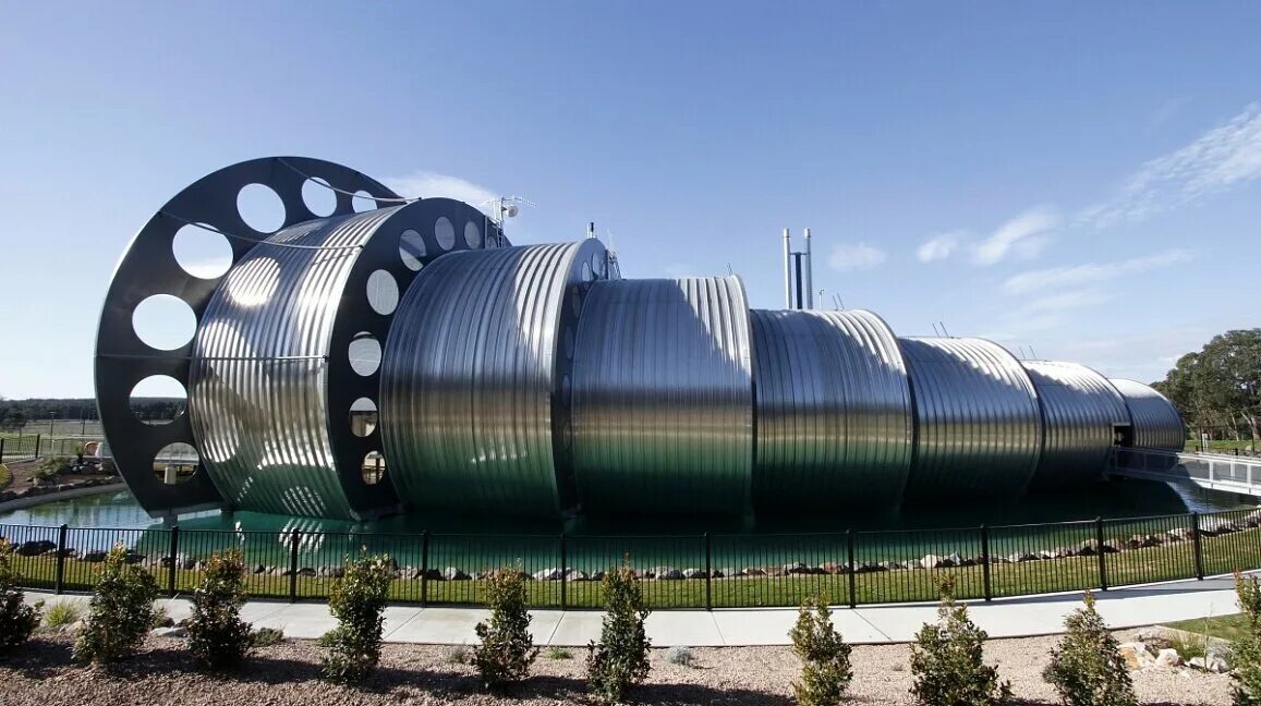Завод современных материалов. Gippsland water factory vortex. water factory vortex center. «жак торрес» архитектура фабрики. промышленная архитектура (заводы, фабрики).