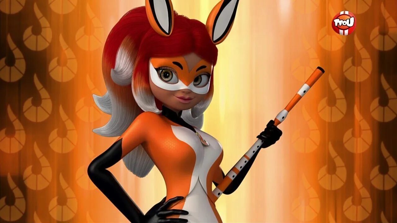 Супер кот лиса. Квами рены руж. Талисман рена руж квами. Алья сезер рена руж. Рина руж арт.