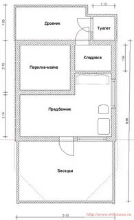 Чертежи предбанников