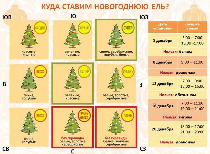 Когда лучше поставить елку в 2025 году. Куда в этом году ставить елку. когда ставить елку. когда лучше ставить елку. елка фен шуй.