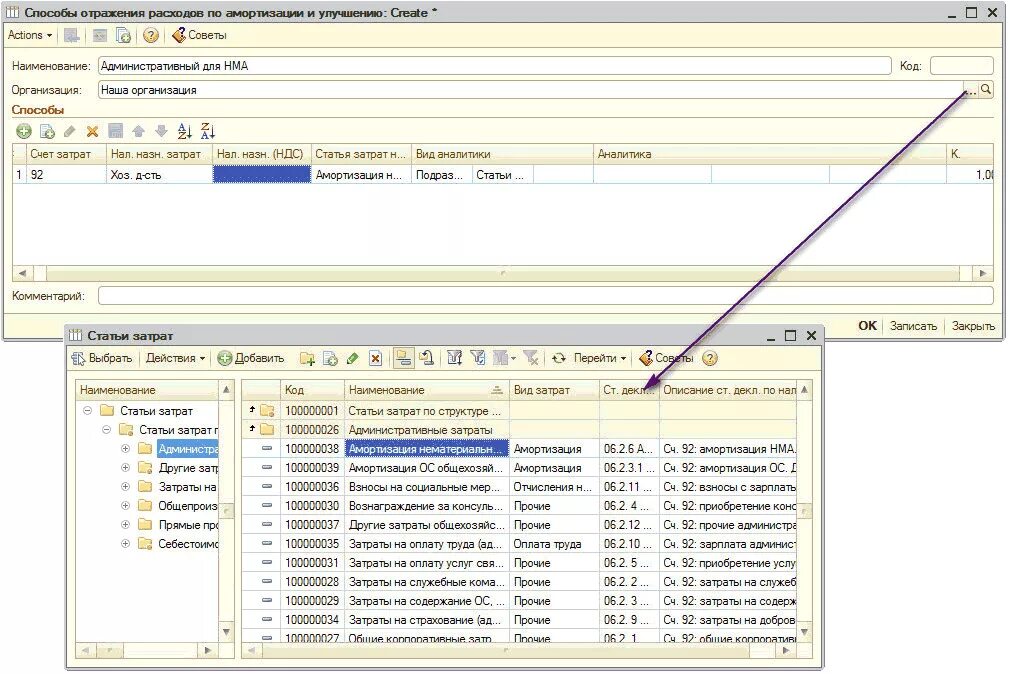 Способ отражения амортизации. Способ отражения расходов. Способ отражения расходов по амортизации в 1с. Способ отражения затрат по амортизации.