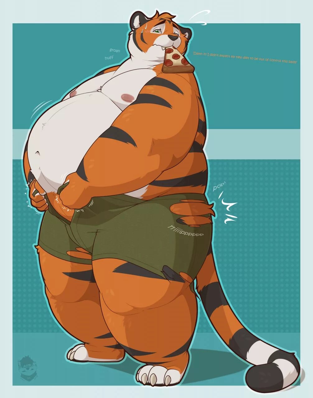 Furry big belly. Big belly inflation тигр. Big belly фурри. Фурри Bear Weight gain.