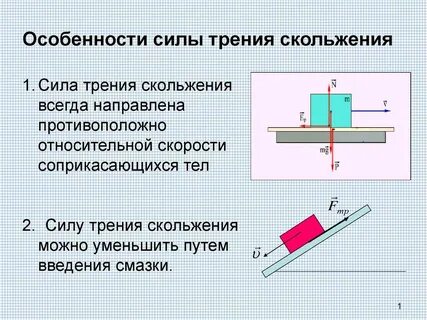 Модуль трения скольжения