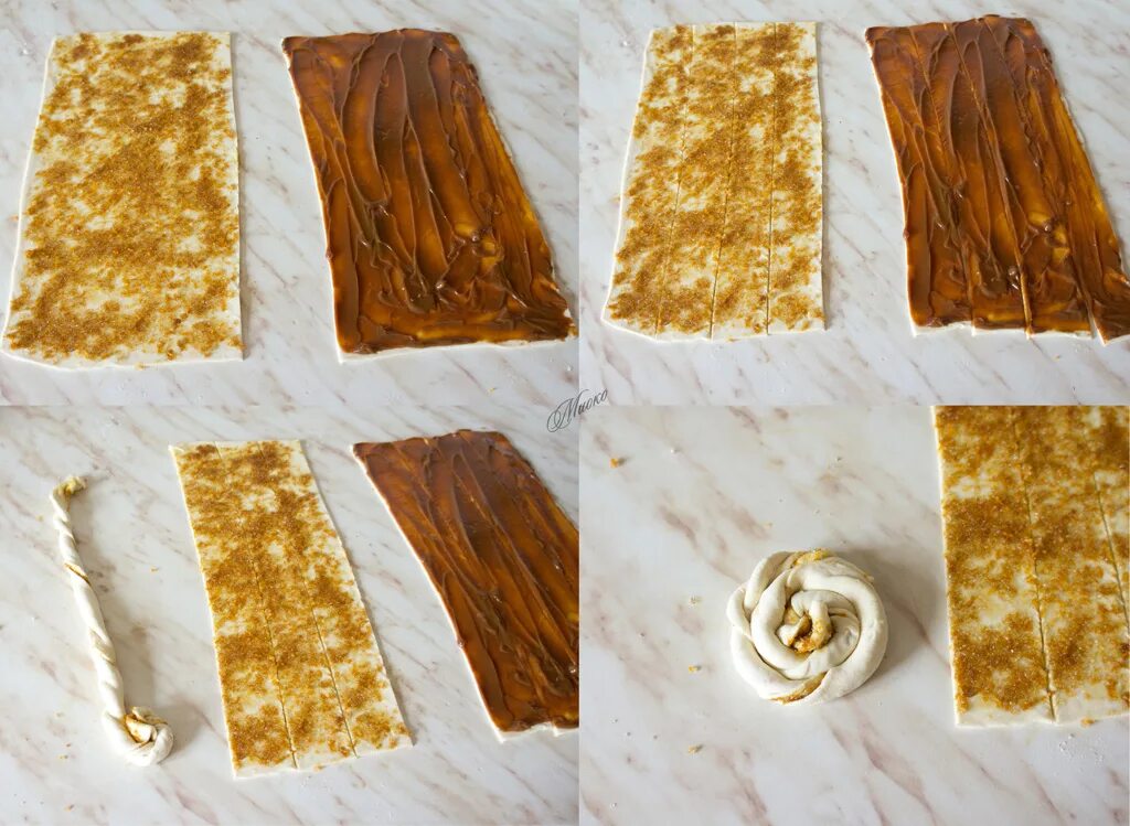 Пирожное из слоеного теста со сгущенкой. Слойки со сгущенкой из слоеного теста. Слойка с ананасом. Круассаны со сгущенкой из слоеного теста. Слоёное тесто со сгущенкой.