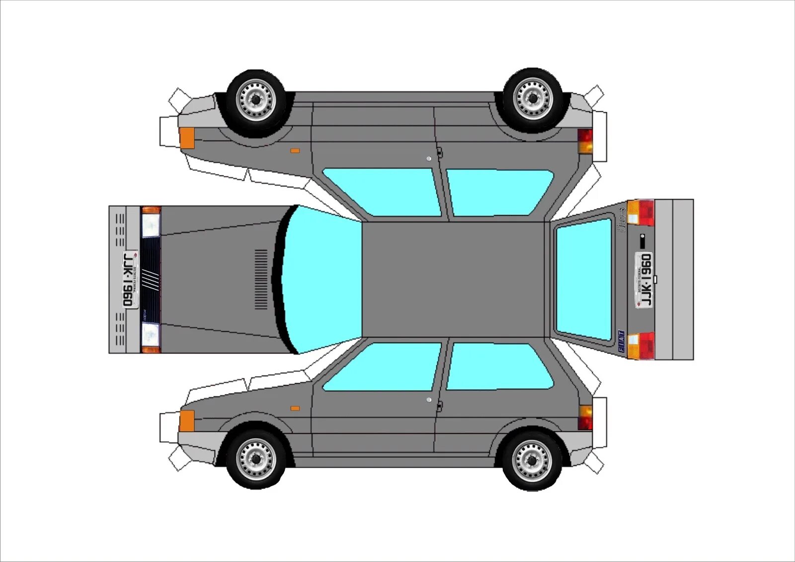 Распечатать клеить. Развертка автомобиля "ВАЗ 21099". Бумажная развертка ВАЗ 2109. Модель для склейки ВАЗ 2109.