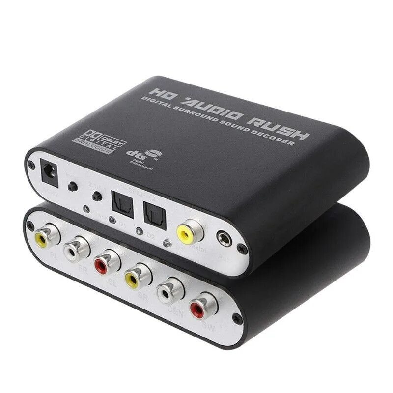 Декодер сигнала. Цифро-аналоговый преобразователь 5.1. 5.1ch spdif коаксиальный цифровой аудио декодер. аудио декодер 5.1, spdif,. декодер 5.1 с оптическим.