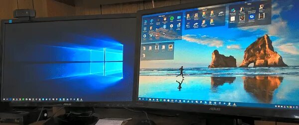 Как сделать разные фоны на мониторах. Темы для двух мониторов windows 10. скриншот с разрешением монитора. ipad второй монитор для windows. разный фон на двух мониторах.