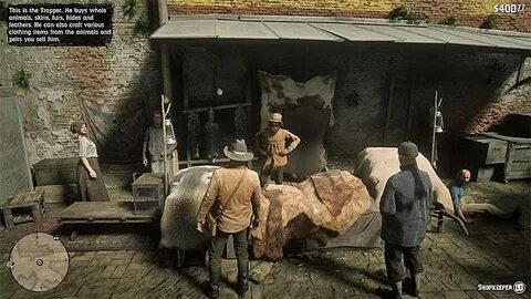 Где продать шкуру в rdr 2