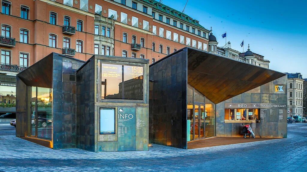 Boat terminals at Strömkajen, Stockholm Architect: Marge A. Flickr