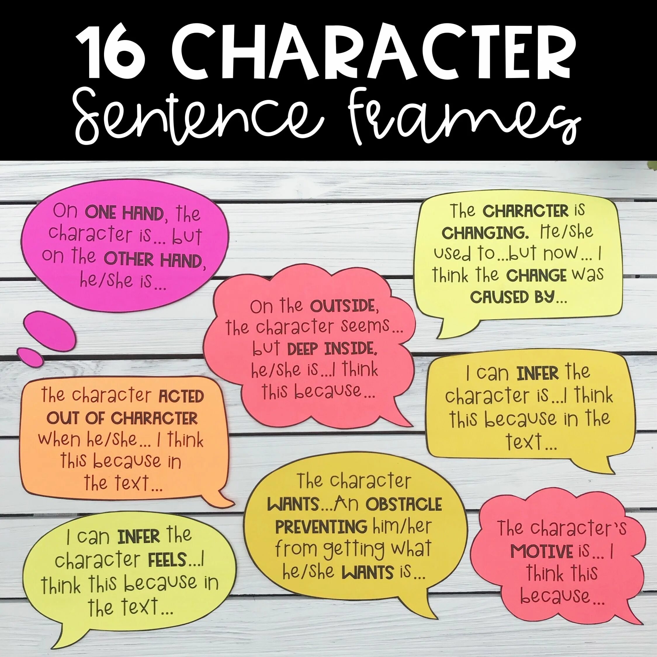 Character examples