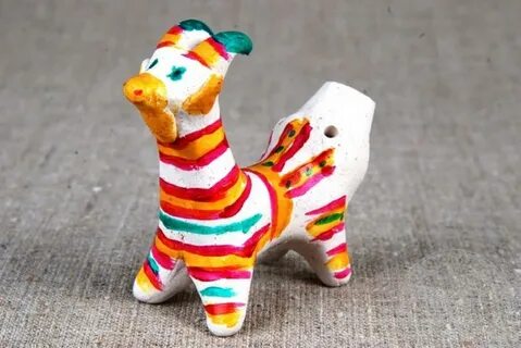 Филимоновская игрушка барашек лепка