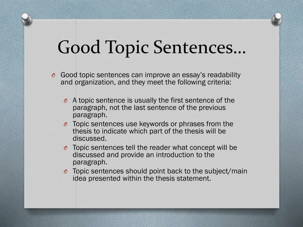 Topic 0. Topic sentence. What is topic sentence. A good topic sentence. Introduction: topic sentence.