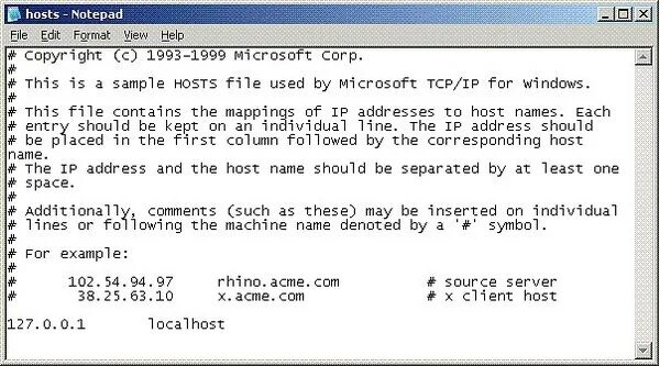 Файл hosts - что такое и зачем он нужен?! Как настроить?