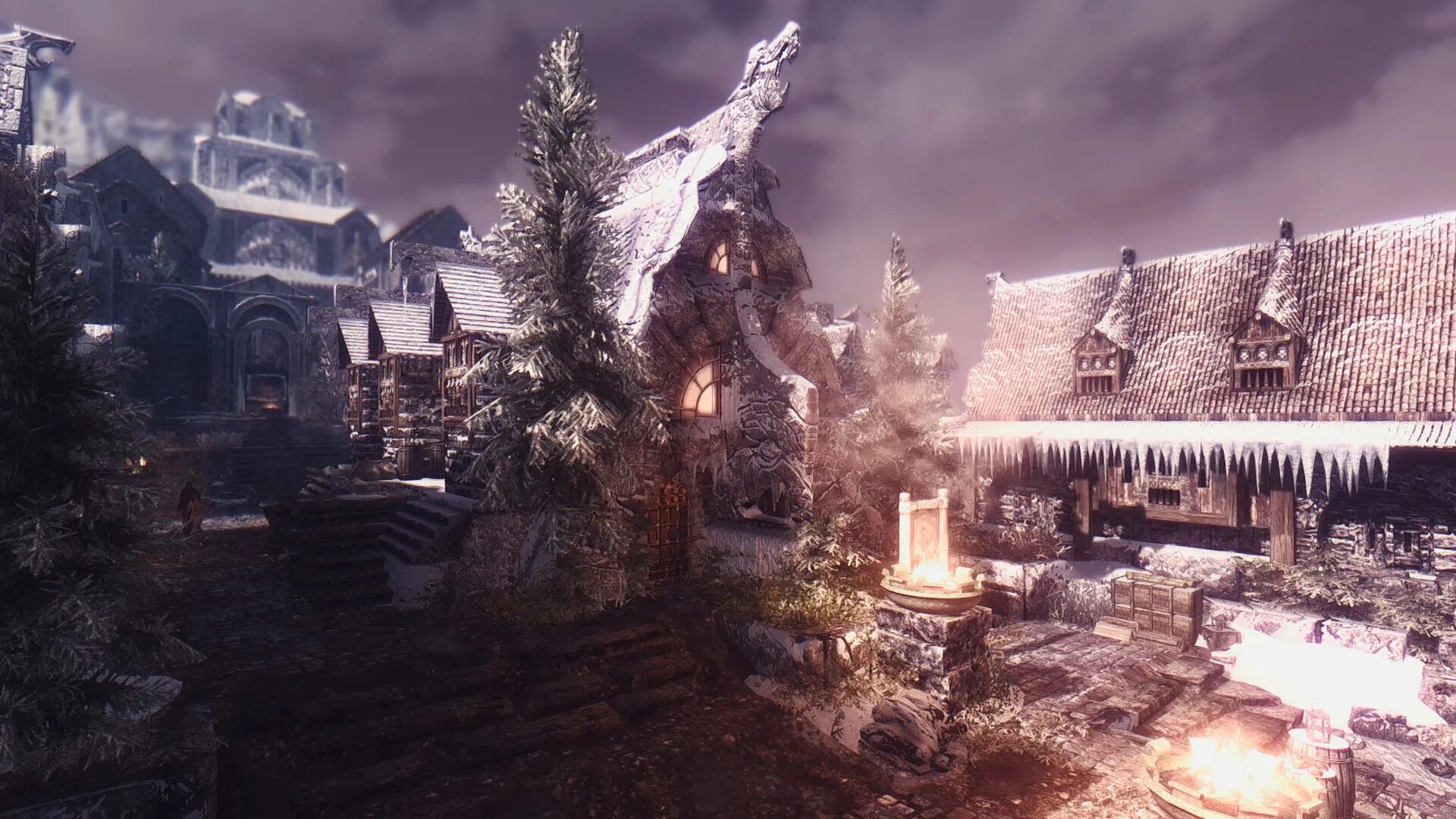 Фреетп. The Elder Scrolls v Skyrim ENB. Природа Скайрима.