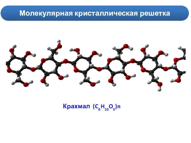 Молекулярный тип кристалла
