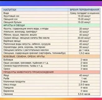 Почему пища долго переваривается