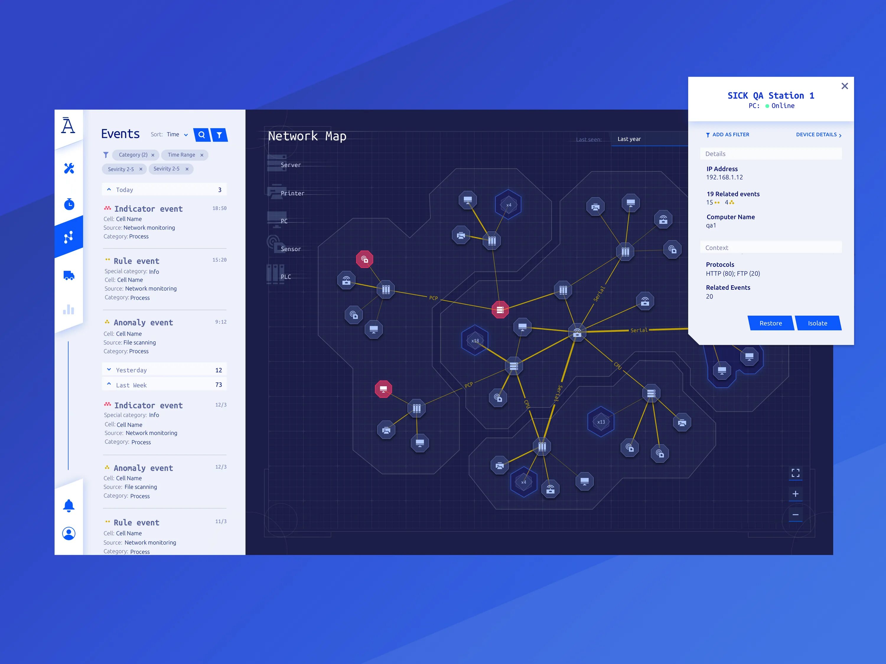 Map interface