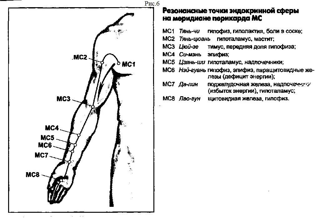 Канал перикарда акупунктурные точки. Меридиан перикарда точки. МС 7 точка акупунктуры. 7 Точка перикарда.