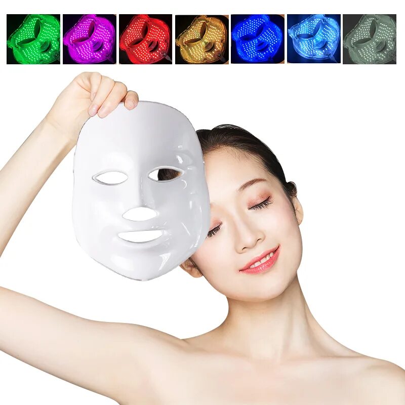 Хорошие бюджетные маски. Светодиодная маска для лица. Led маска для лица. Косметическая лед маска для лица. Косметологическая маска led для лица.
