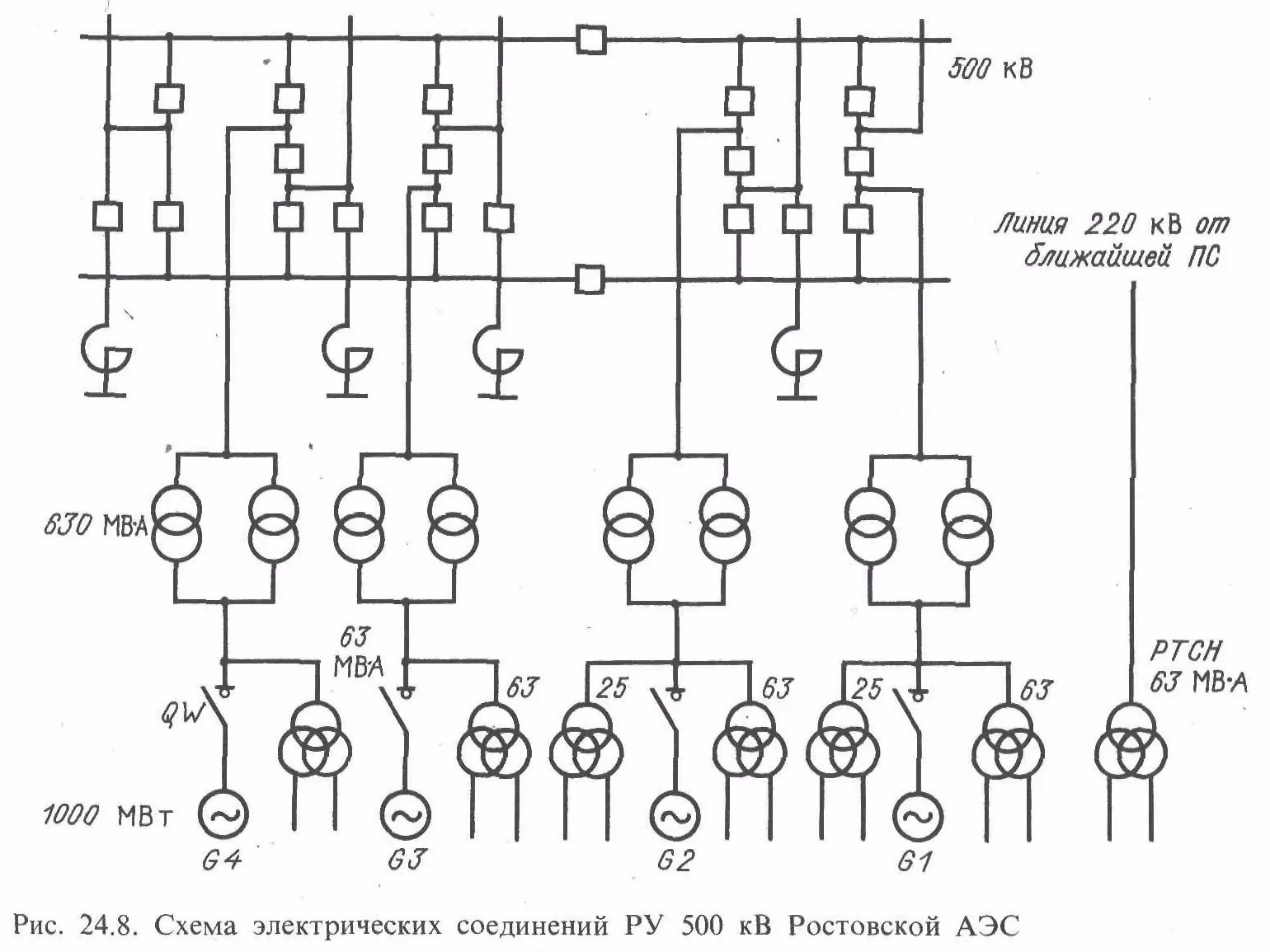 Главная схема электрических соединений ТЭЦ. Принципиальная электрическая схема подстанции 500 кв. Схема распред устройств на 500кв. Схема электрических соединений АЭС.