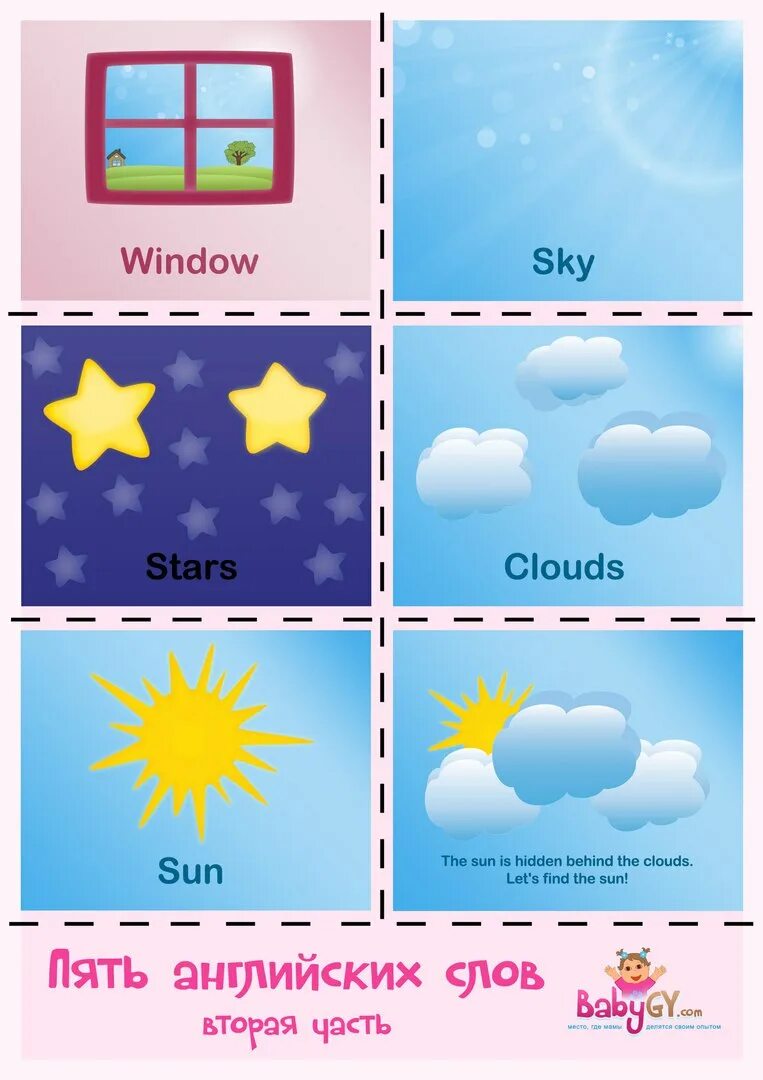 Как будет по английски солнечно. Солнечно карточка по английскому. Sun карточки для детей. Карточки по английскому языку небо. Небо на английском для детей.