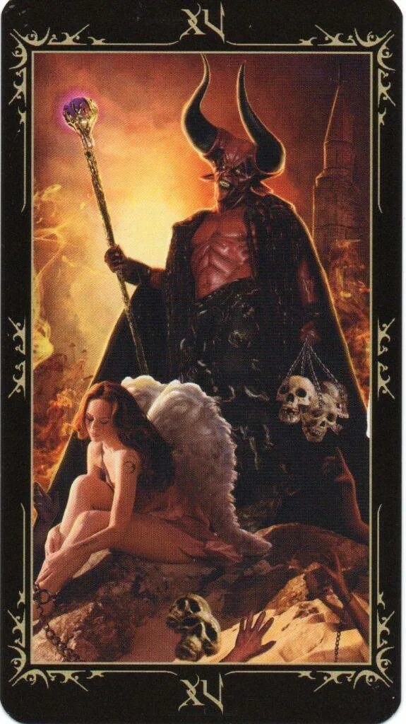 таро дьявола колода. колода таро гоэтия. таро 15 аркан дьявол. карта таро дьявол. дьявол таро.