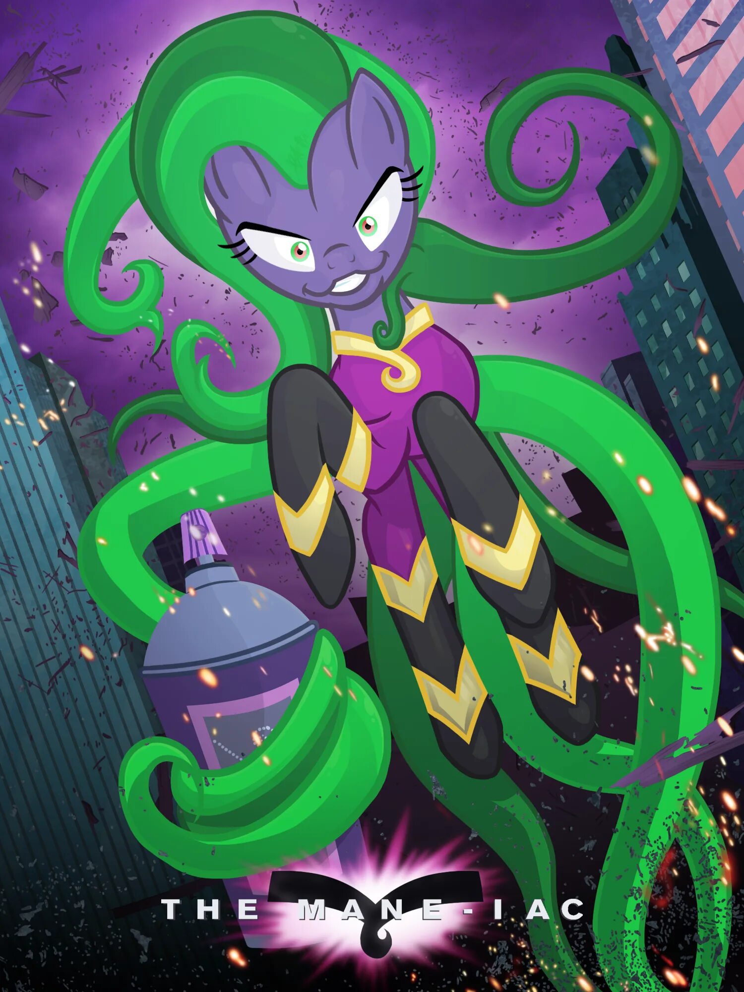 7 иак. Млп мэйн иак. mlp mane iac. мейн як млп. mane-iac mayhem mlp.