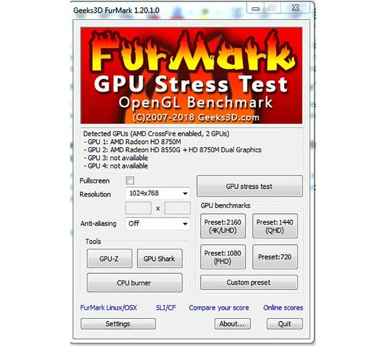 Geeks3d furmark. FURMARK. Тест FURMARK. Программа для тестирования видеокарты. FURMARK описание программы.