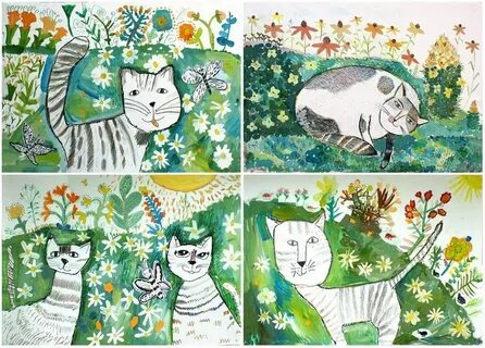 Студия рисования кот