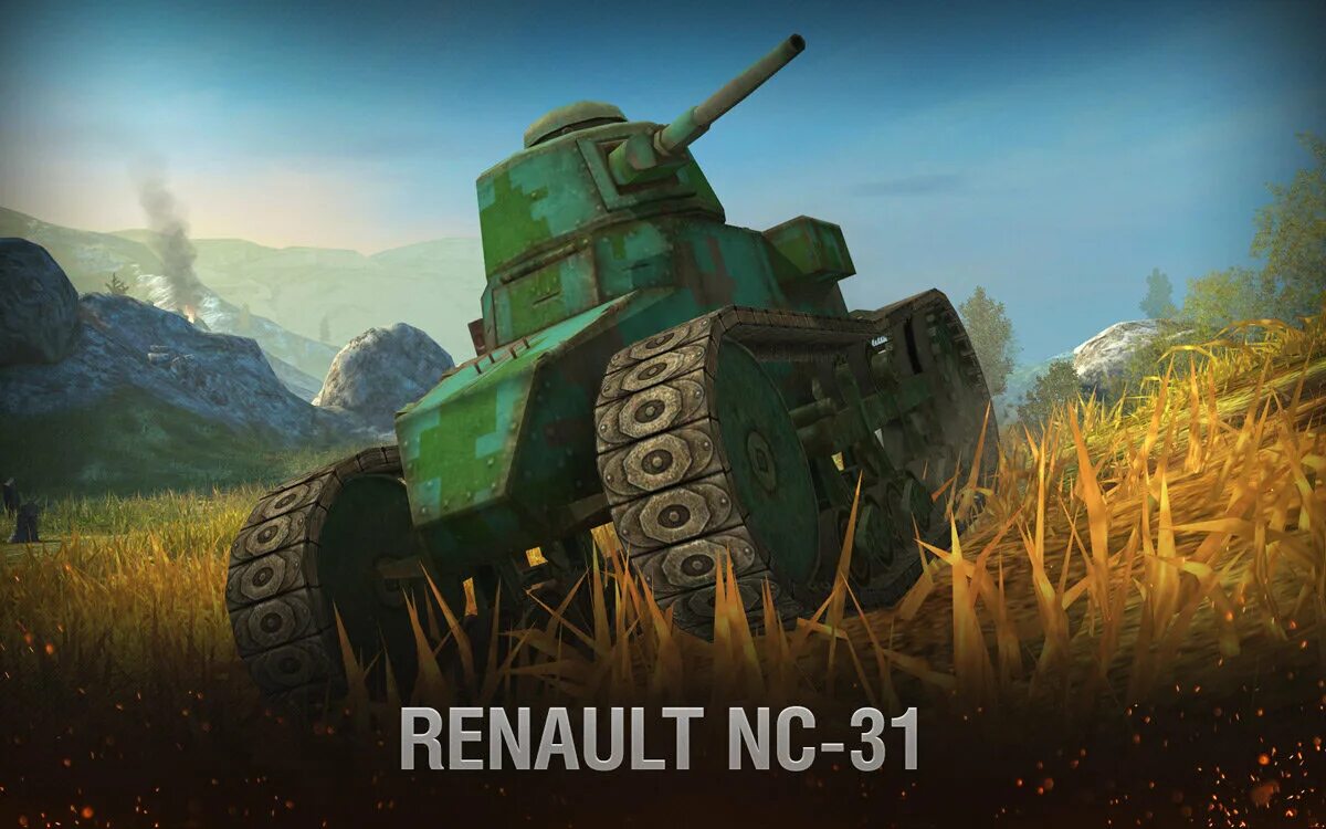 Старый tanks blitz. Renault NC-31. Renault NC-31 WOT. NC-31 танк WOT. Китай WOT Blitz.