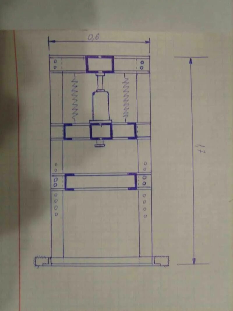 Чертеж пресса из домкрата для гаража. Самодельный гидравлический пресс из домкрата чертежи. Пресс гидравлический 50 тонн чертеж. Самодельный гидравлический пресс из домкрата чертежи. Самодельный гидравлический пресс из домкрата чертежи.