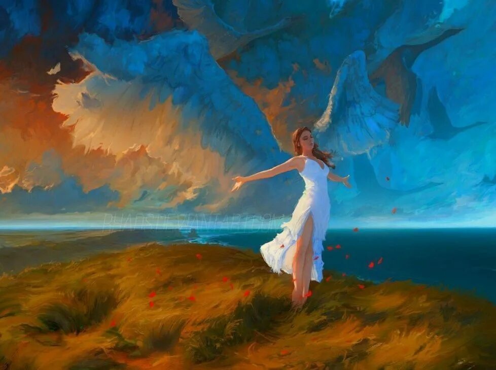 Изящность небесной мечты 2024. Artem rhads Chebokha картины художник.